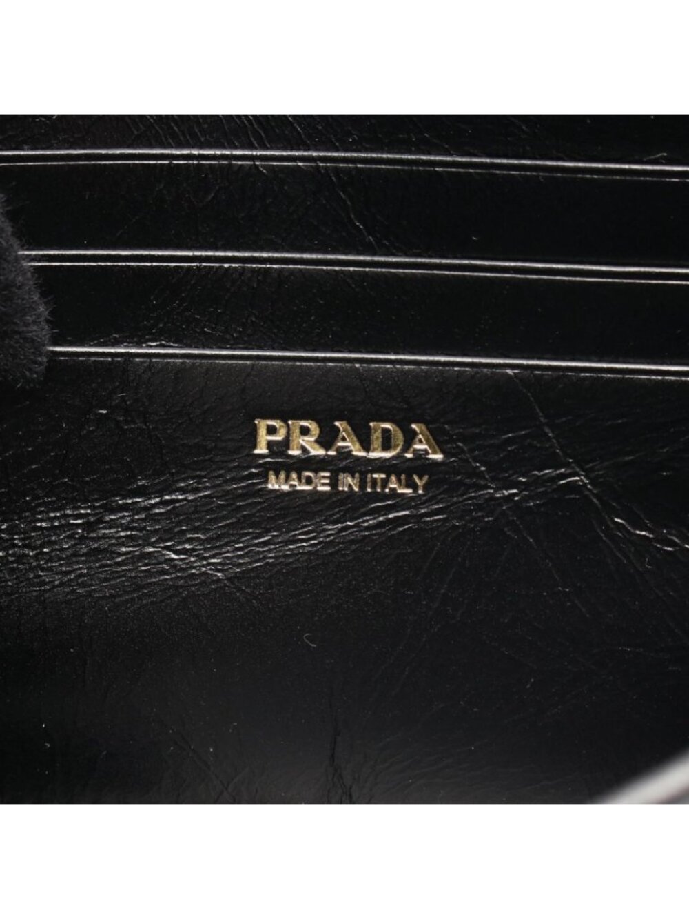 Prada Shoulder Bag Black Leather - Picture 4 of 4